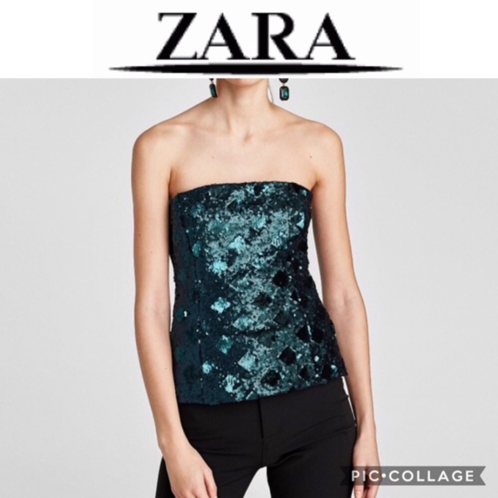 Sequin top from Zara new new tag fell off